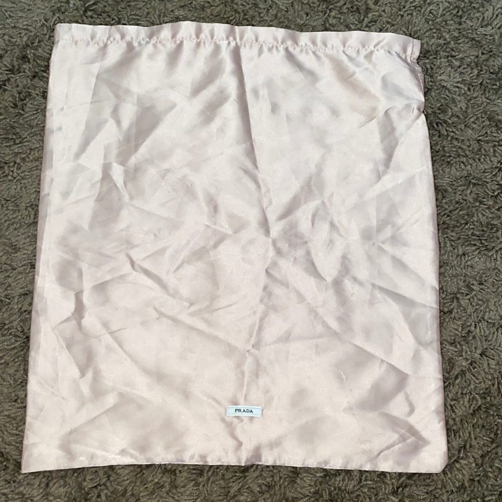 Prada Pink Satin Handbag Shoes Dustbag Dust Bag